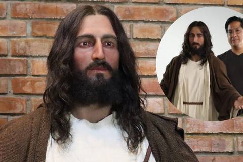 Esta es la escultura hiperrealista de Jesucristo hecha por un artista católico peruano y basada en la imagen que muestra la Sábana Santa