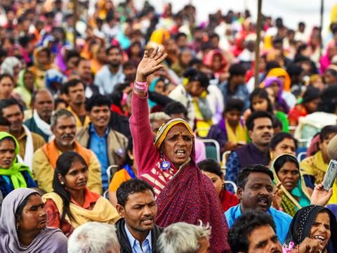 &#039;Marcha por la dignidad&#039; en la India