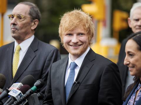 Ed Sheeran ‘muy feliz’ tras ganas juicio por plagio en Nueva York
