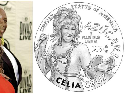La popular cantante cubana Celia Cruz ya tiene su propia moneda en EE. UU.
