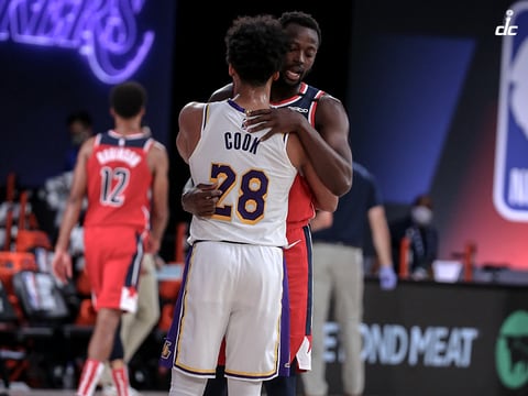Los suplentes de los Lakers ganan a Wizards en su último juego de preparación