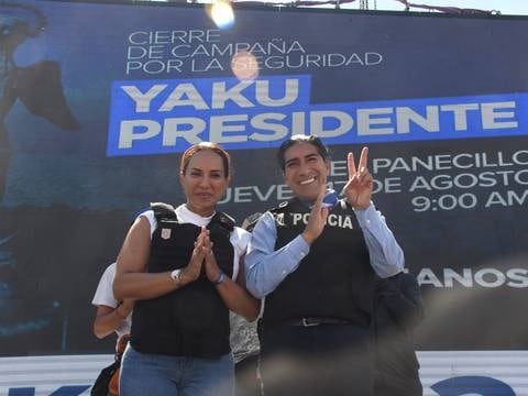 Yaku Pérez cierra su campaña confiado en que correrá en una posible segunda vuelta electoral presidencial