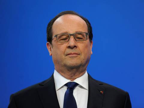 Presidente francés François Hollande renuncia a la reelección