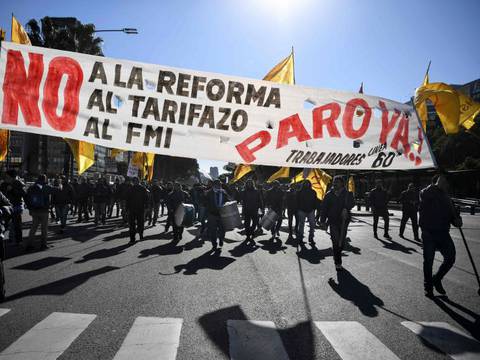 Argentina fue paralizada por una huelga de los sindicatos
