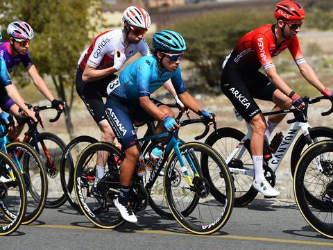 Martín López cae en la general del Tour de Omán, con Fausto Masnada como nuevo líder