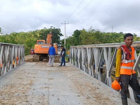 Al mes de las inundaciones en Esmeraldas, la provincia está interconectada según el MTOP