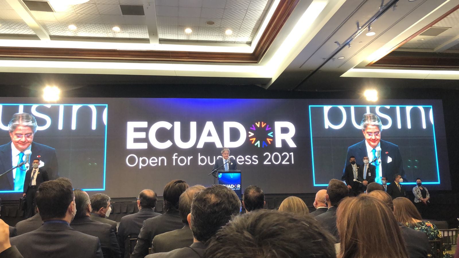 Presidente Guillermo Lasso abre Ecuador Open for Business, que busca captar interés para $ 30.000 millones en inversiones entre 51 países  