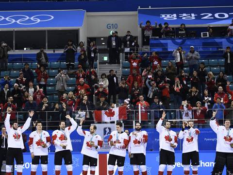 Canadá se consuela con el bronce en hockey sobre hielo en los Juegos de Pyeongchang