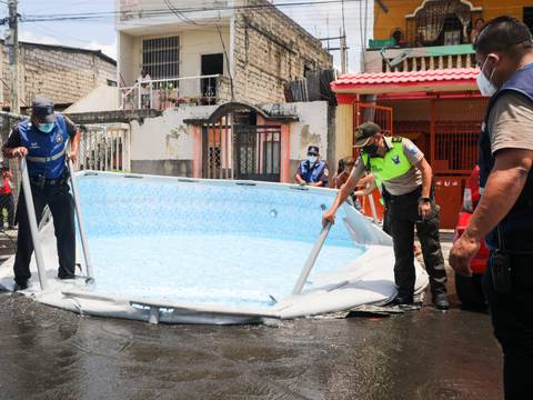 Esta es la sanción que se aplicará en Guayaquil para quienes coloquen piscinas armables en feriado de carnaval