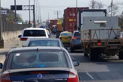 Tráfico tormentoso en Guayaquil