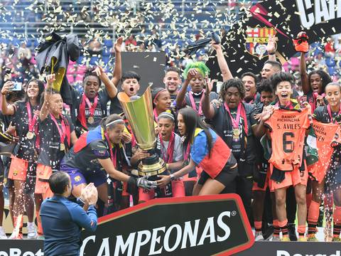 ‘Jugamos como locales y somos campeonas’: plantilla de Barcelona SC celebra el título de la Superliga Femenina