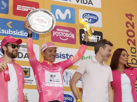 ‘Le faltó la recompensa del título’, dice agencia internacional sobre la actuación de Richard Carapaz en el Tour Colombia