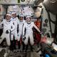 Astronautas regresan a Tierra a bordo de una cápsula de SpaceX