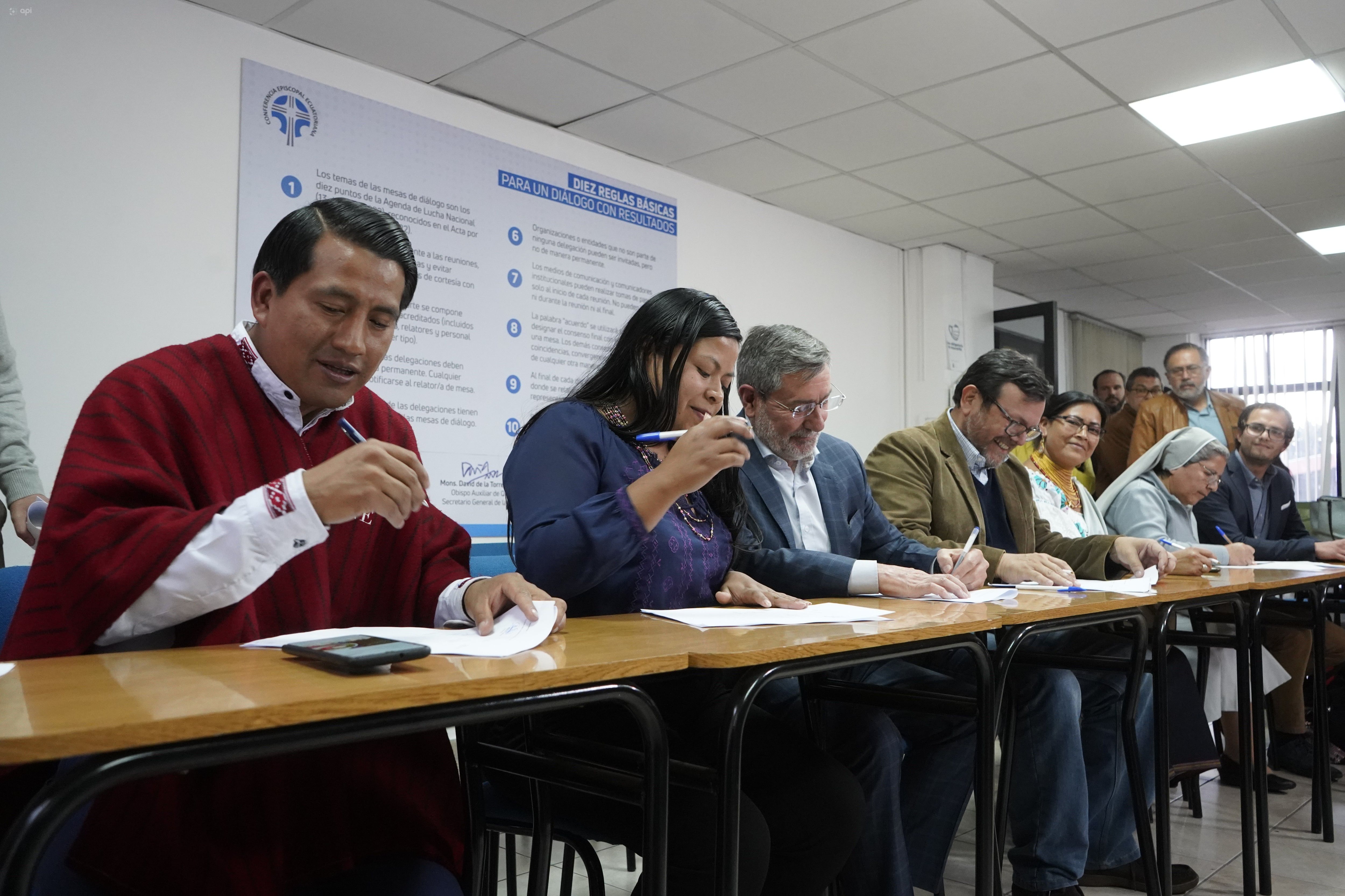 Quedan 30 días de diálogo en los que el movimiento indígena espera compromisos del Gobierno a sus demandas
