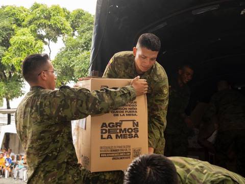 Guayaquil envía 10 toneladas de alimentos no perecibles  a los damnificados de Esmeraldas
