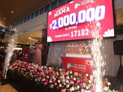 El sorteo Extraordinario de Mamá de Lotería Nacional repartió $ 2 millones y alegría