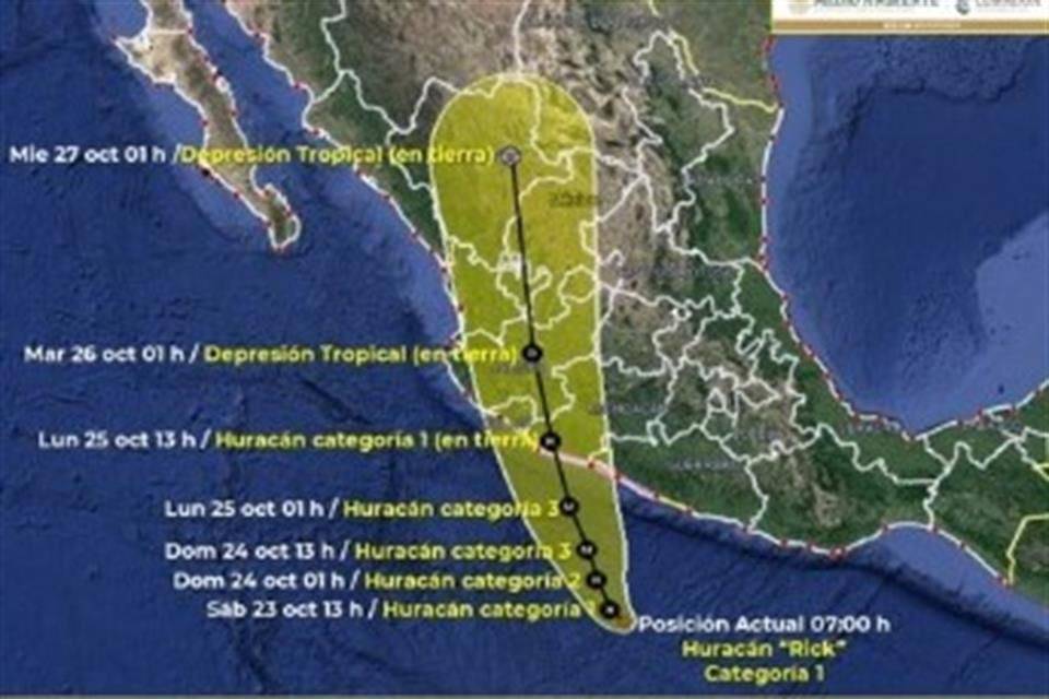 México alerta por huracán Rick |  Internacional |  Noticias