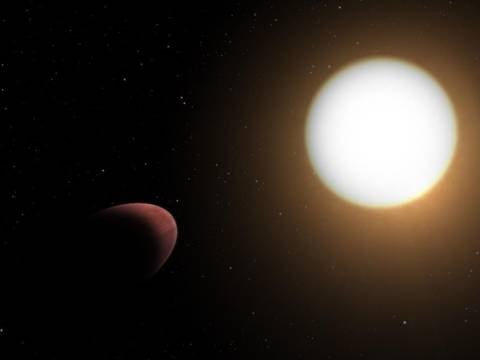 Científicos observan por primera vez cómo una estrella orbita a su exoplaneta ovalado