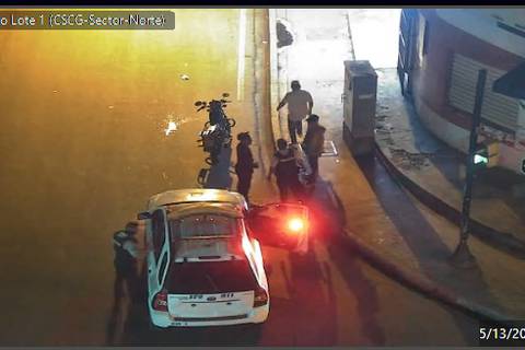 Supuesto delincuente resultó herido en persecución policial en la vía a Daule, en el norte de Guayaquil