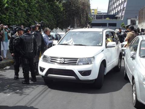 Cinco detenidos por toma del FCME en Ibarra a la espera de audiencia en la capital