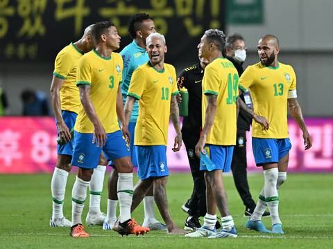 Corea del Sur empataba con Brasil hasta la media hora de juego... pero Richarlison despertó a la Canarinha y terminó 5-1 el amistoso