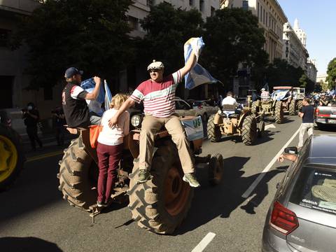 Productores rurales argentinos se movilizan contra el Gobierno del socialista Alberto Fernández