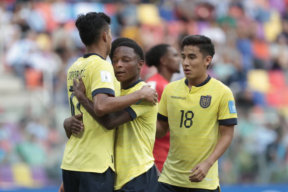 Ecuador’s under-20 team would face The Gambia, South Korea or Honduras in the round of 16 of the World Cup in Argentina