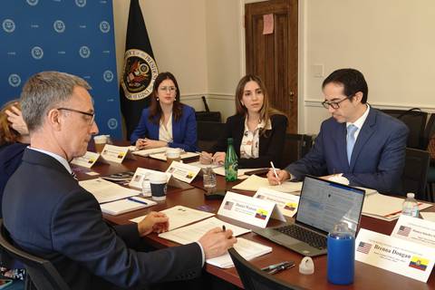 Ecuador y Estados Unidos mantuvieron la quinta reunión del TIC