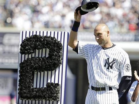 Derek Jeter recibió un homenaje de los Yankees de Nueva York