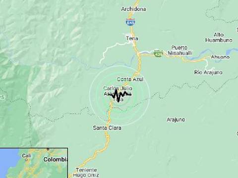 Sismo de magnitud 3,6 sacudió a El Tena este martes 9 de abril