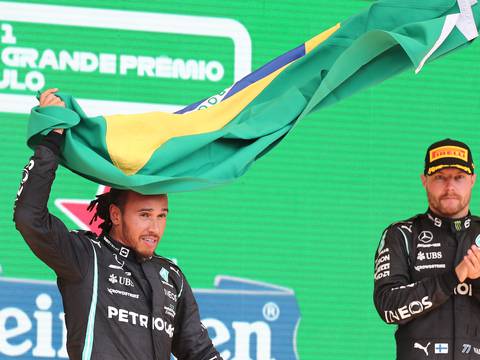 Hamilton hace lo impensable, gana en Brasil y se acerca a Verstappen en la clasificación de pilotos de la Fórmula uno