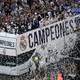 Real Madrid festeja con aficionados triunfo en la Champions League