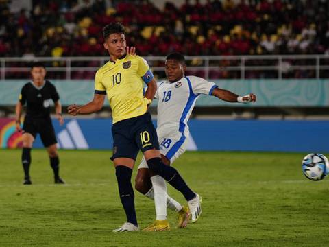 Ecuador pasa apuros con Panamá: empata y clasifica como segundo en el grupo A del Mundial Sub-17 Indonesia 2023