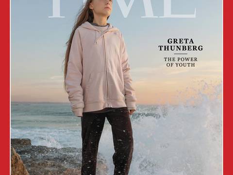 La joven activista Greta Thunberg es nombrada Persona del Año de Time