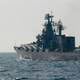 El breve video que muestra el hundimiendo del Moskva, el buque insignia de Rusia