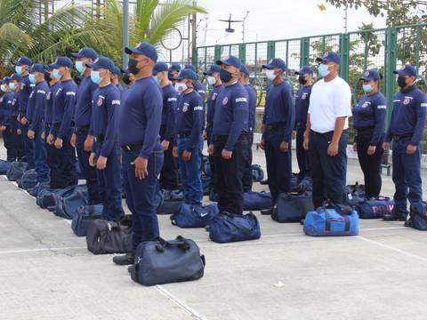 En Guayaquil, 223 postulantes a agentes de control metropolitano iniciaron curso de formación