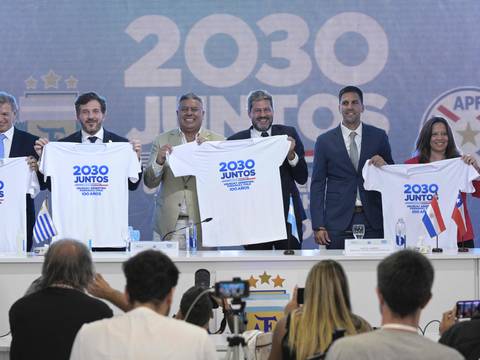 Mundial  2030: ¿Y Ecuador como sede? Conmebol confirma que lo de Lenín Moreno y su secretaria del Deporte era un desvarío