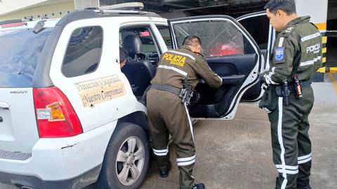 Un policía resultó herido en el norte de Quito