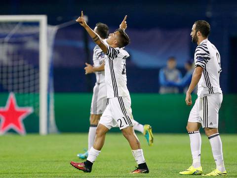 Juventus goleó 0-4 en Zagreb al Dinamo