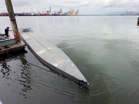 Colombia incauta un submarino utilizado para transportar droga