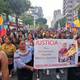 Movimiento indígena de la Costa y varias organizaciones sociales lideraron de nuevo una marcha en el centro de Guayaquil