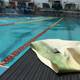 Temor en nadadores de Piscina Olímpica por tintura verdosa 