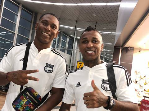 Miller Bolaños y Brayan Angulo encabezan la expedición de Emelec en Argentina