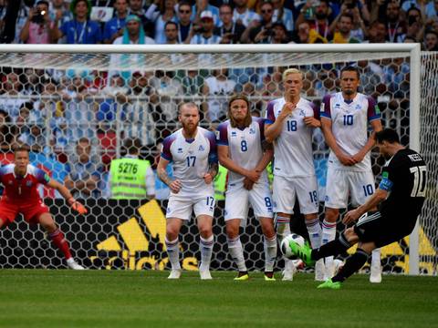 El portero islandés Hannes Halldorsson estudió previamente cómo Lionel Messi tira penales