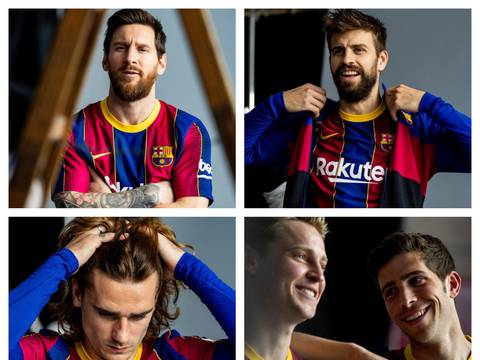 El Barça presenta la camiseta para la próxima temporada pero con algunas bajas sorprendentes