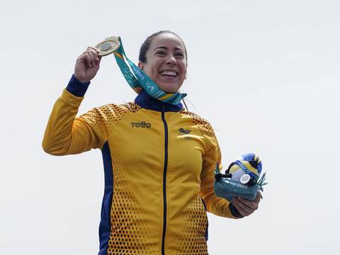 Colombiana Mariana Pajón y un nuevo oro, ecuatoriana Doménica Azuero fue sexta en final de BMX de los Juegos Panamericanos Santiago 2023