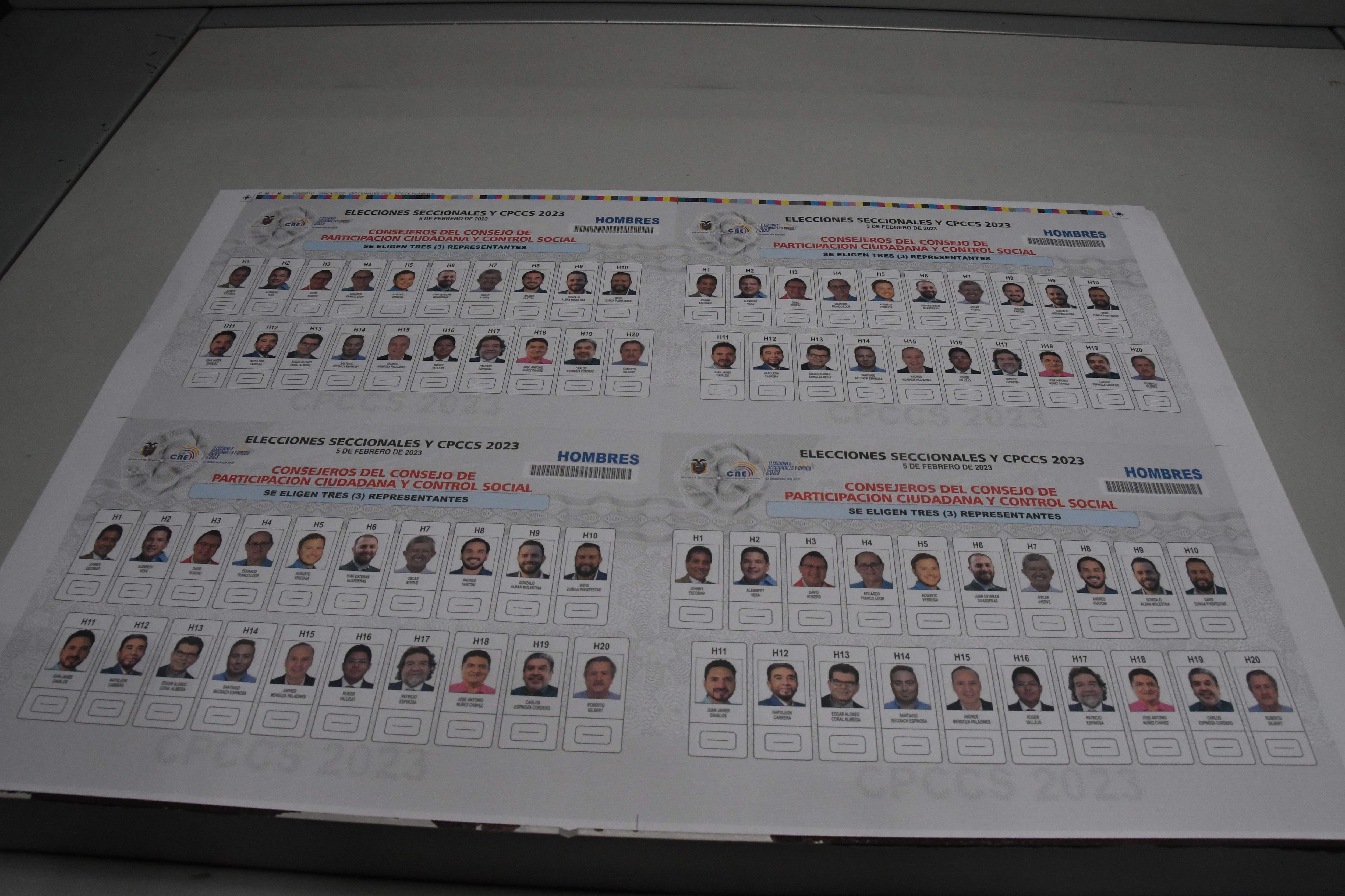 Elecciones 2023: Las papeletas que hay que llenar estes 5 de febrero en las elecciones de Ecuador