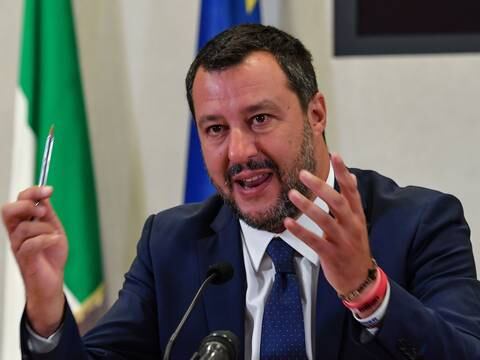 El ministro del interior italiano, Matteo Salvini, exige anticipar elecciones 