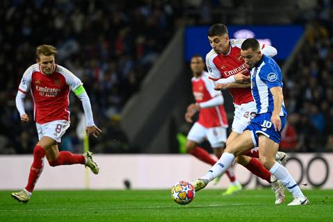 ¡Leve ventaja! Porto venció 1-0 al Arsenal con gol de Galeno por los octavos