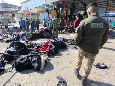 Doble atentado suicida en el centro de Bagdad provocó la muerte de más de 30 personas